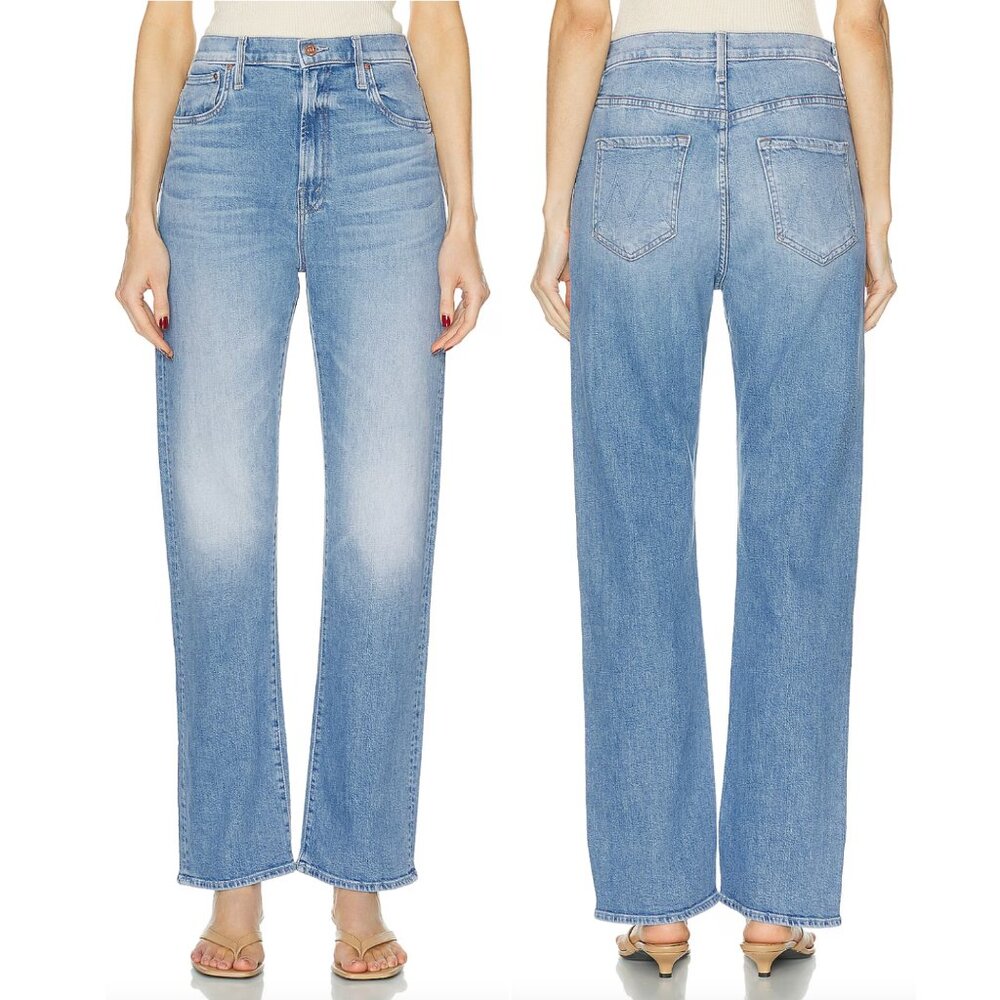 MOTHER The Ditcher Zip Flood Jeans Size 30 NWT